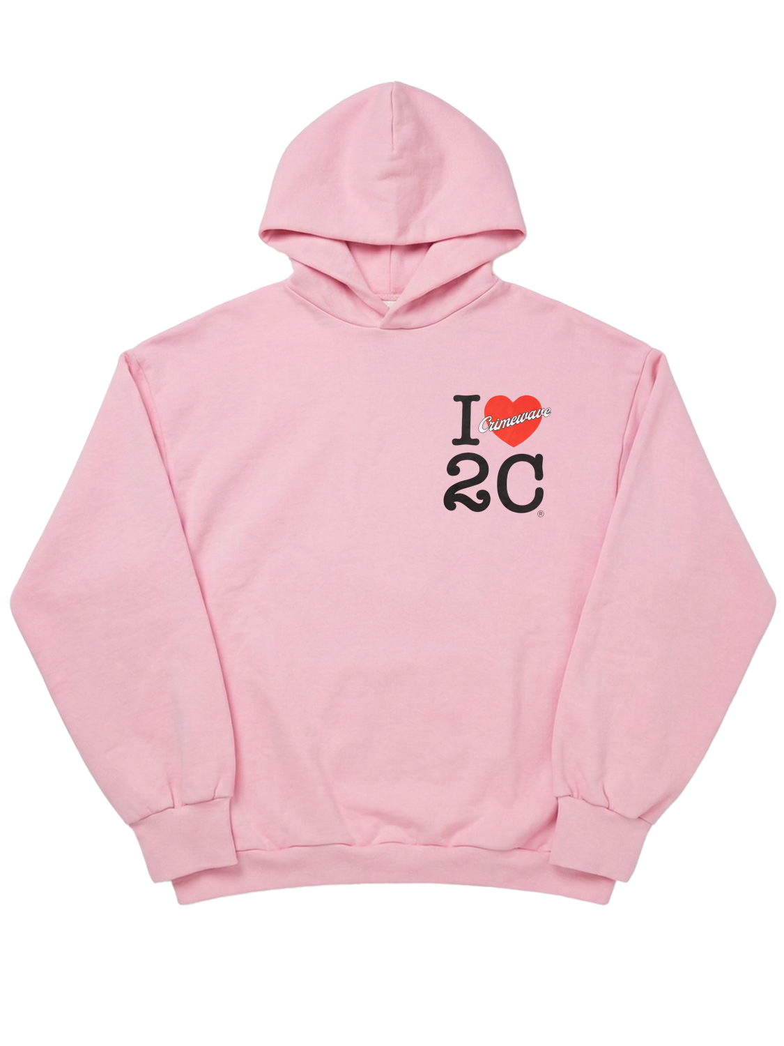 I <3 2c HOODIE (PINK)