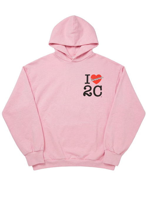 I <3 2c HOODIE (HEATHER) – CRIMEWAVE